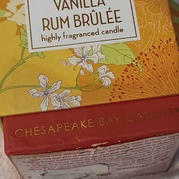 NWT! Chesapeake Bay Candle 7.8oz (Vanilla Rum Brulee) - Picture 6 of 7